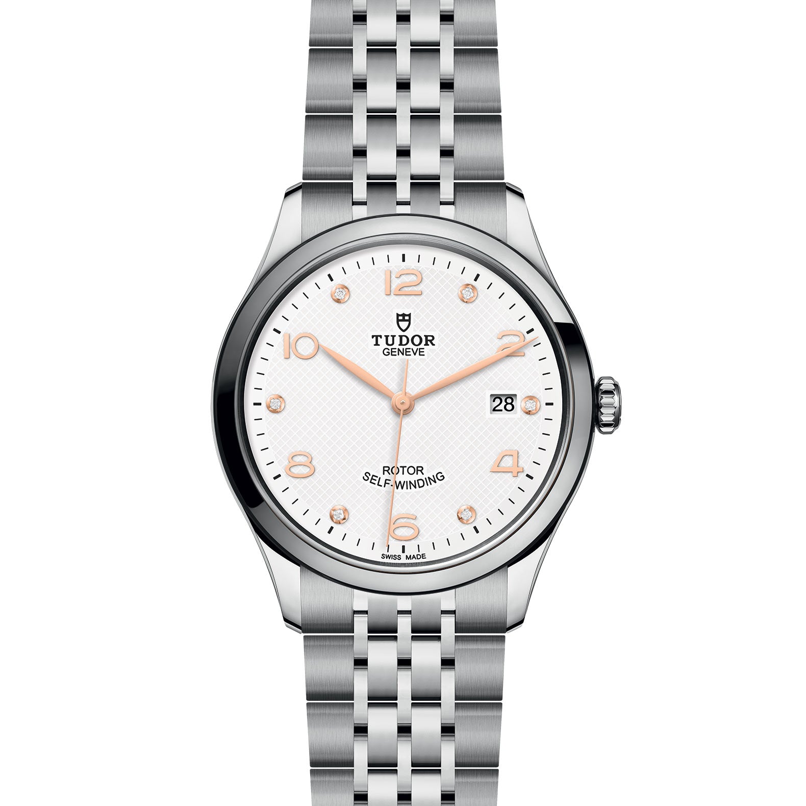 TUDOR 1926 with 39mm Steel Case and White Diamond-set Dial