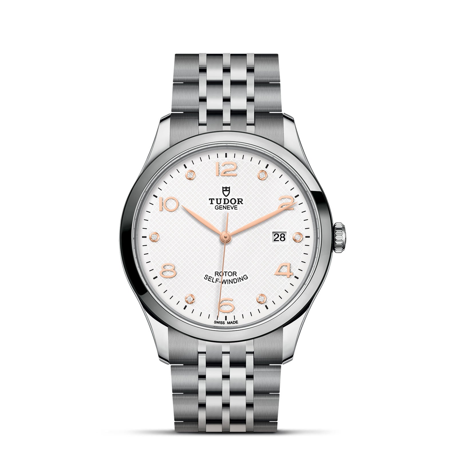 TUDOR 1926 with 41mm Steel Case and White Diamond-set Dial