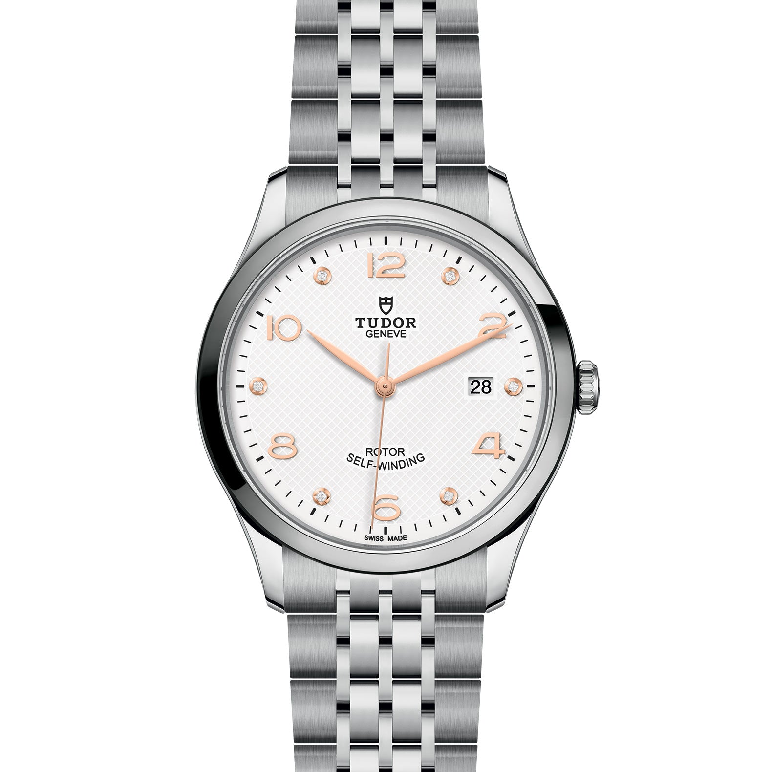 TUDOR 1926 with 41mm Steel Case and White Diamond-set Dial