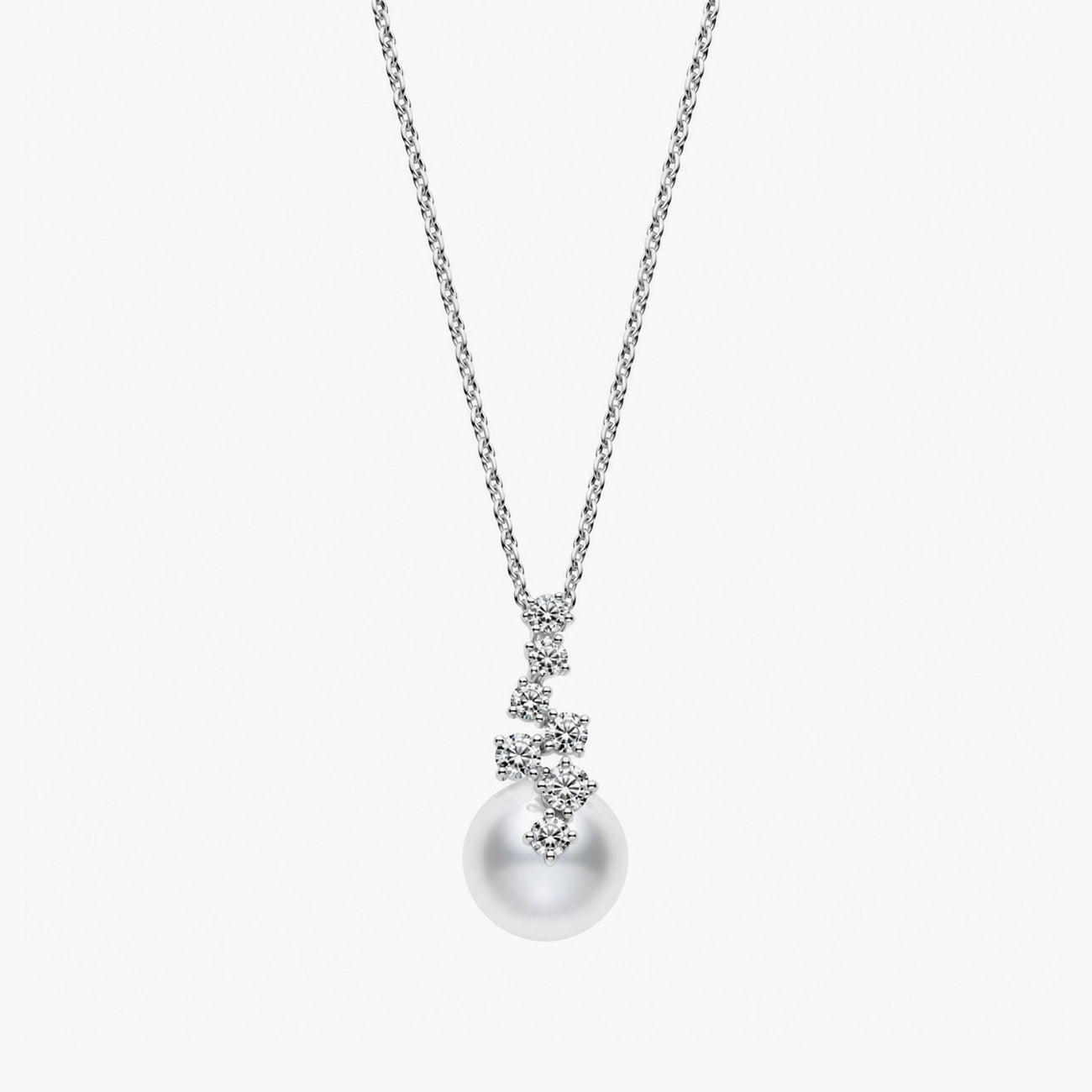 Mikimoto Akoya Pearl and Diamond Pendant