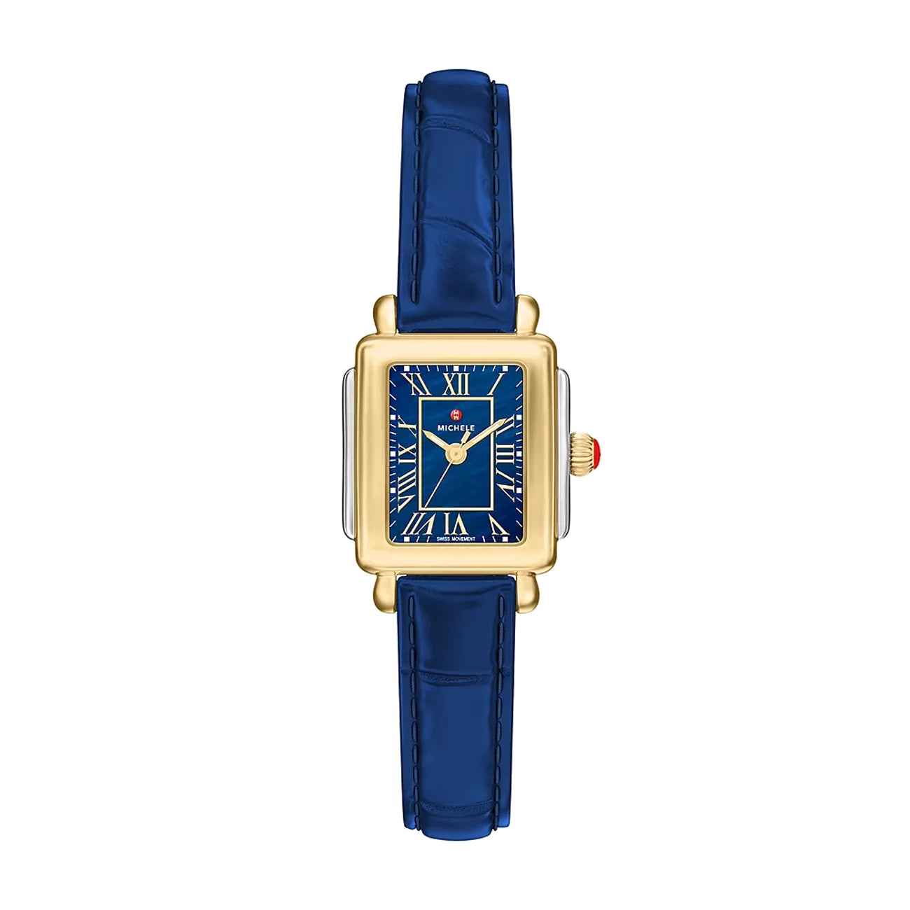 Michele Deco Madison Mini Navy Mother-of-Pearl Watch