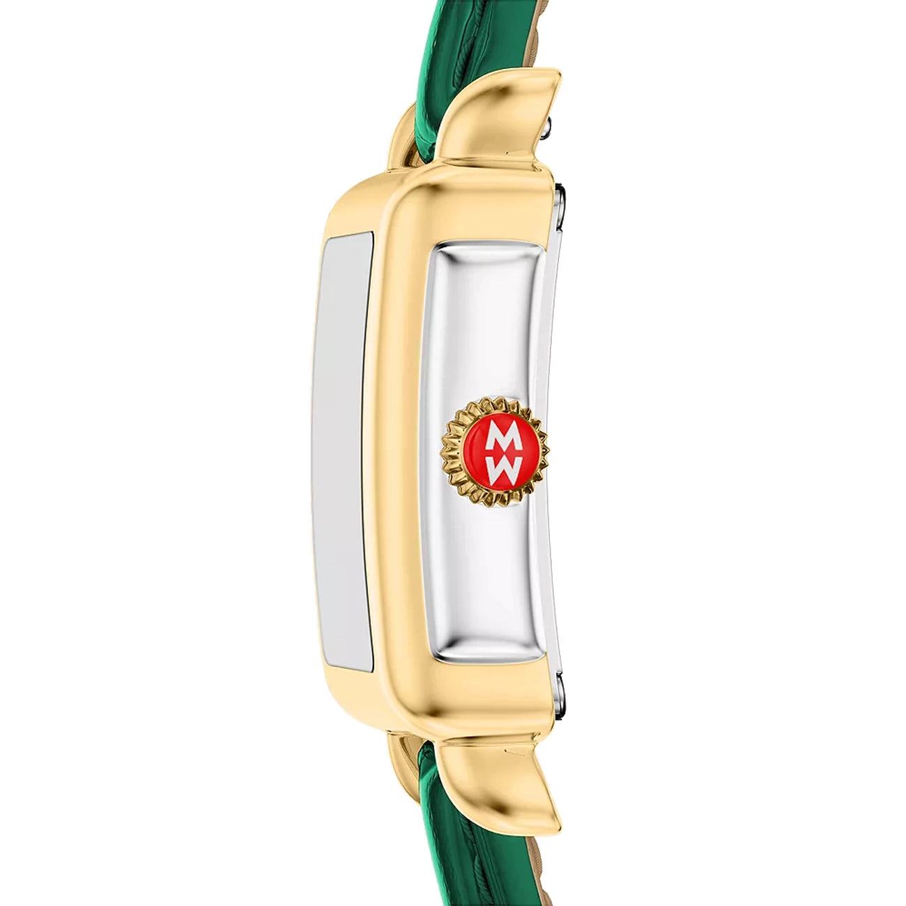 Michele Deco Madison Mini Lush Green Mother-of-Pearl Watch