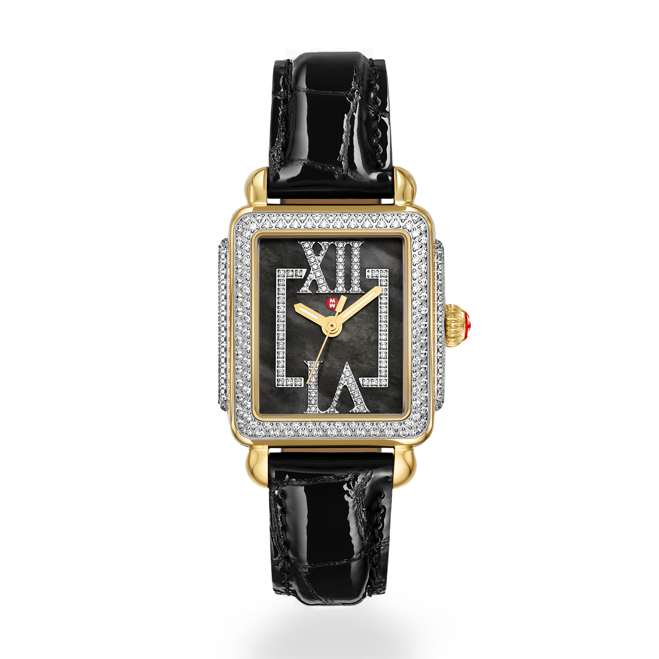 Michele Deco Madison Mid Pavé Roman Watch