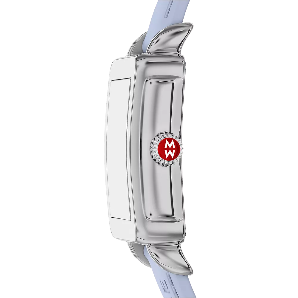 Michele Deco Sport Mid on Pastel Silicone Strap