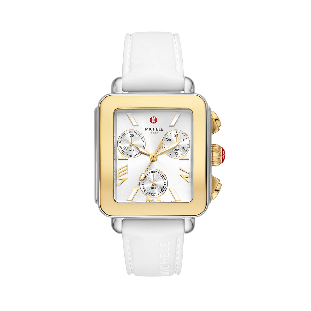 Michele Deco Sport Chronograph Two Tone Watch