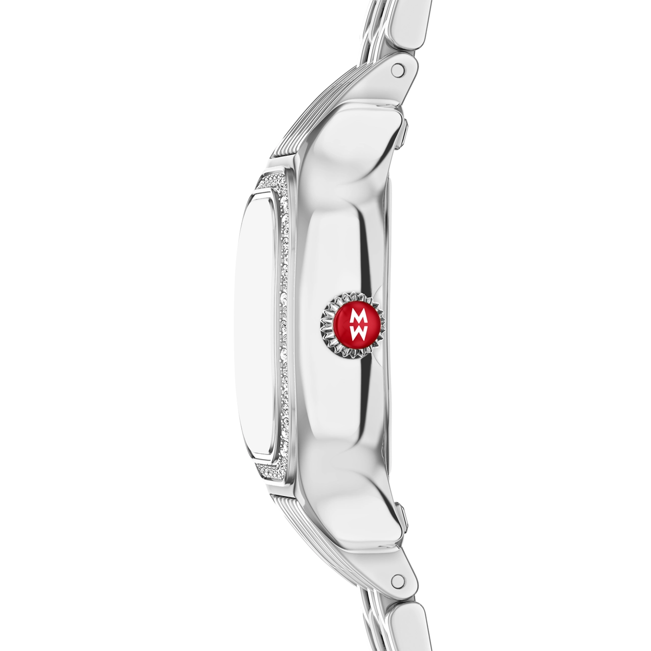 Michele Meggie Mini Diamond Stainless Steel Watch
