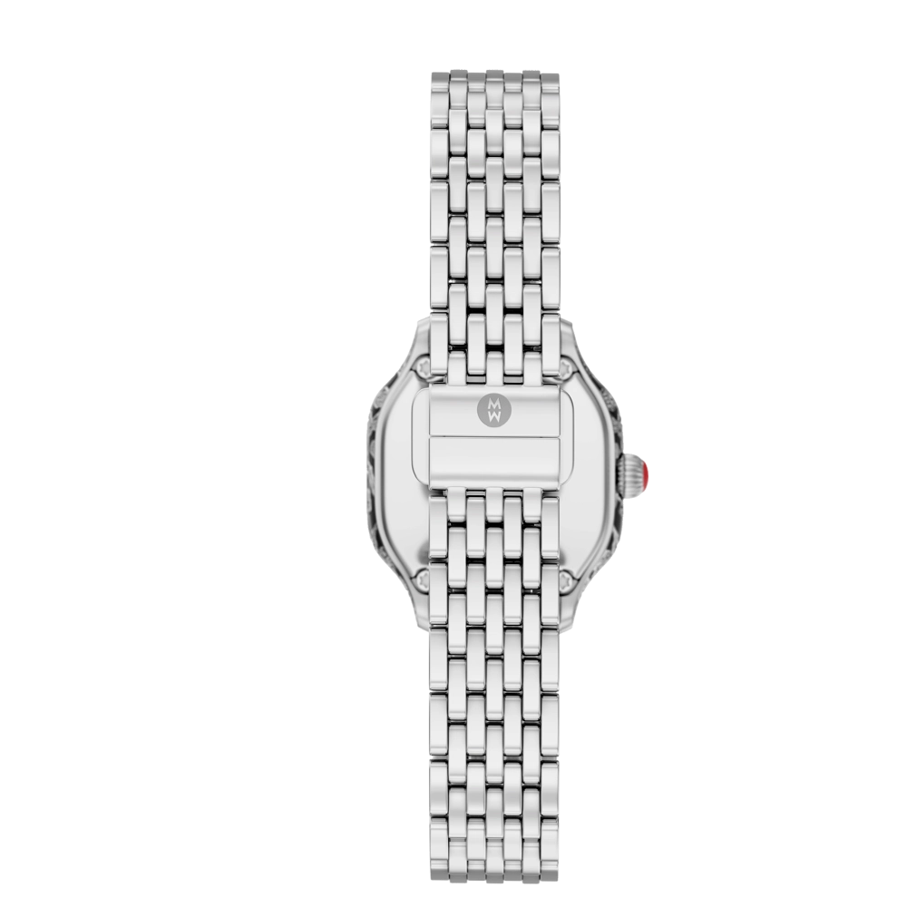 Michele Meggie Mini Diamond Leopard Print Watch