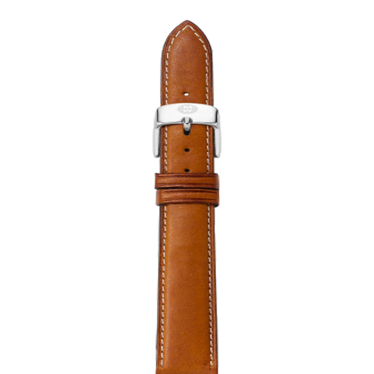Michele 12mm Saddle Calfskin Watch Strap