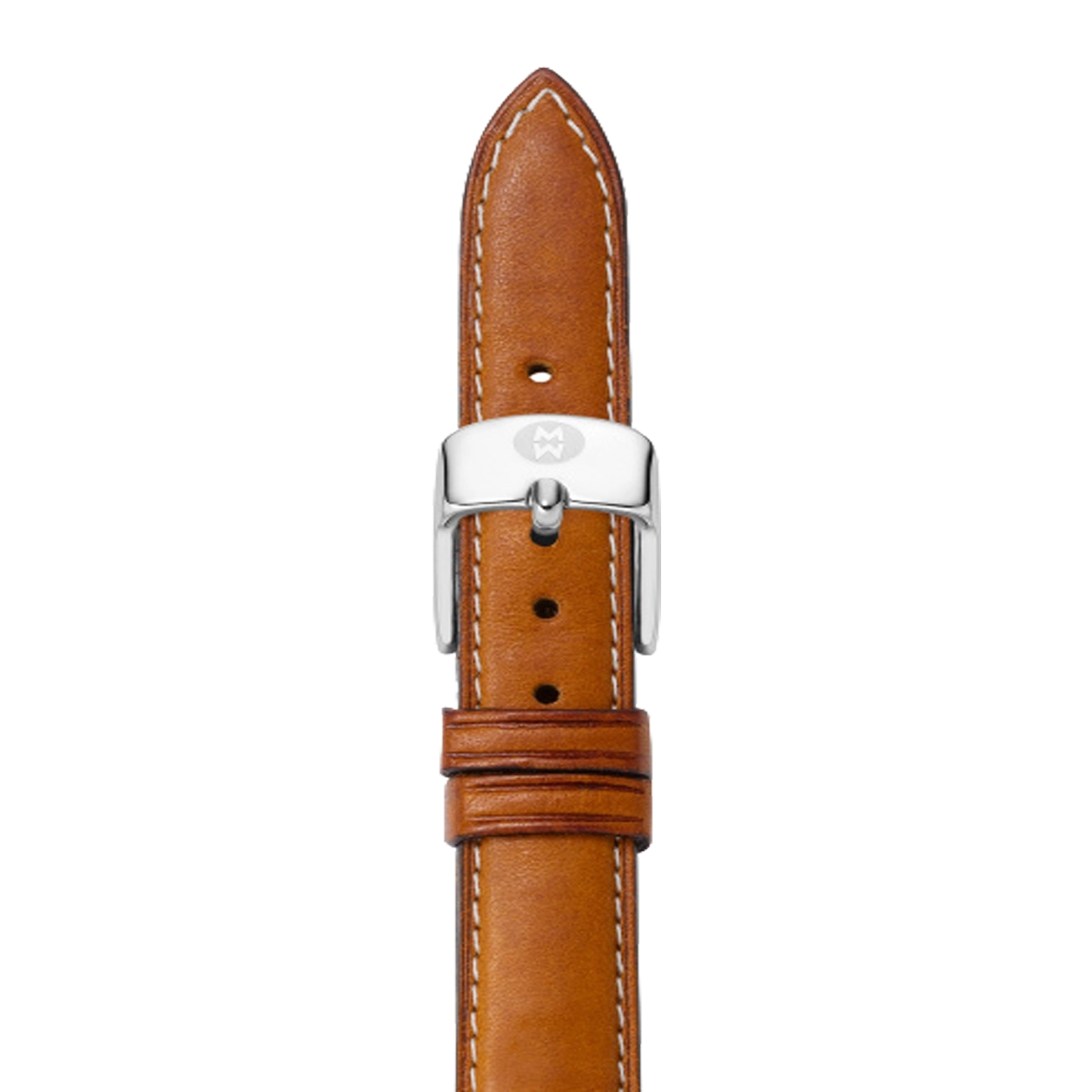 Michele 14mm Saddle Calfskin Watch Strap