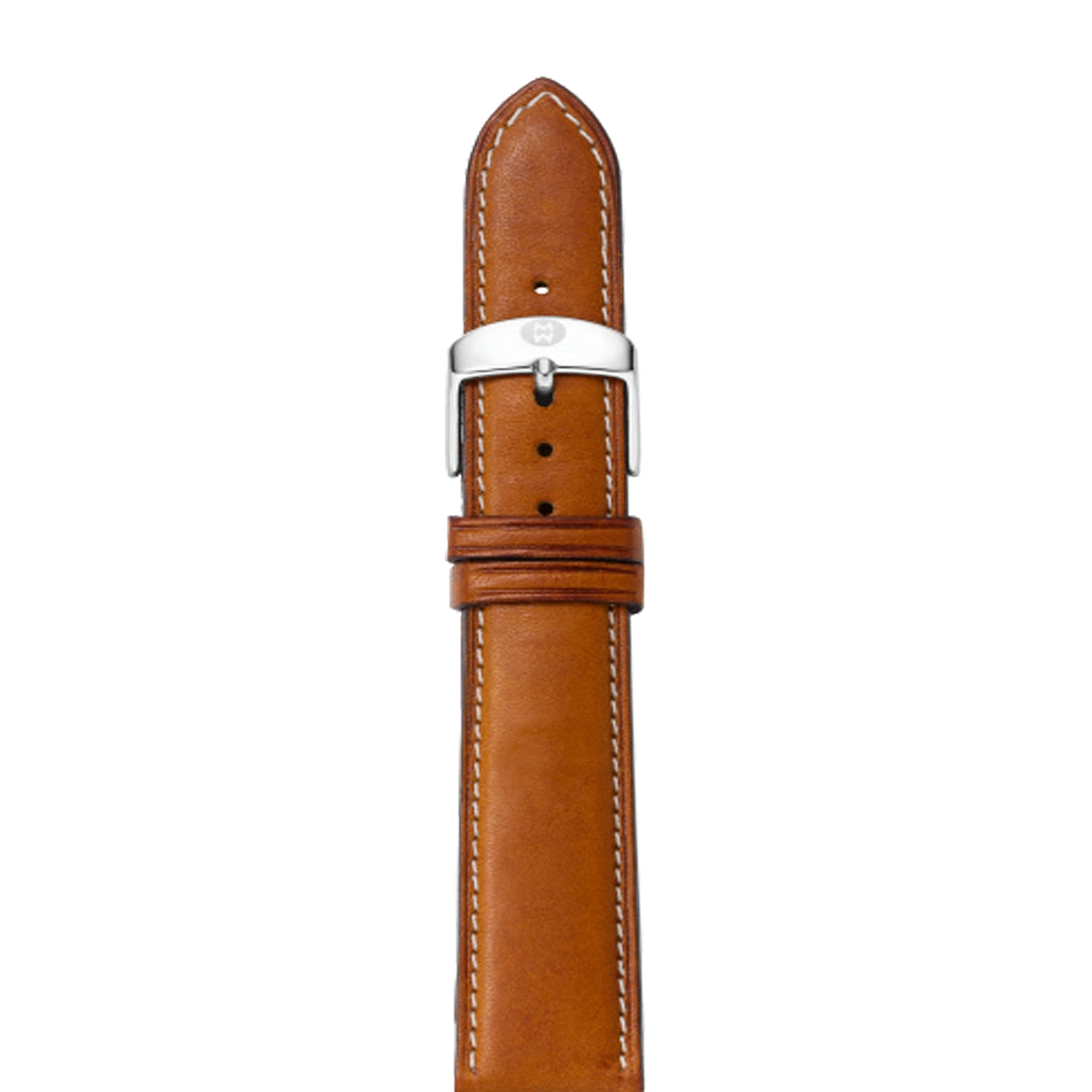 Michele 16mm Saddle Calfskin Watch Strap