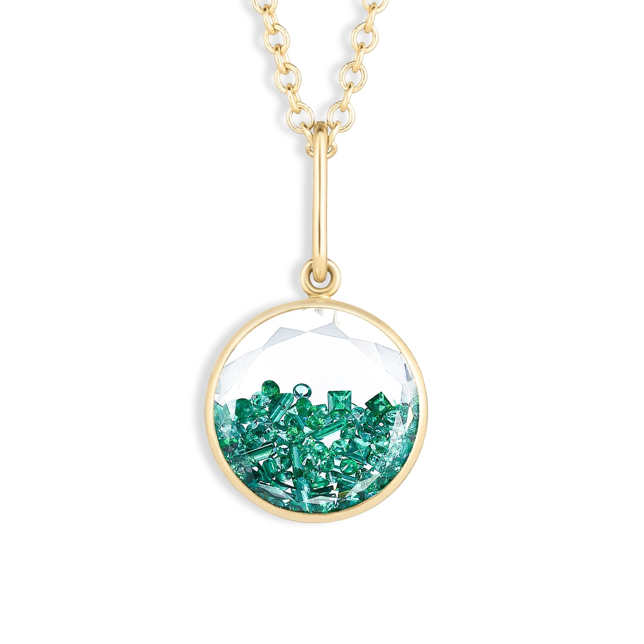 Moritz Glik Core 12 Emerald Shaker Necklace