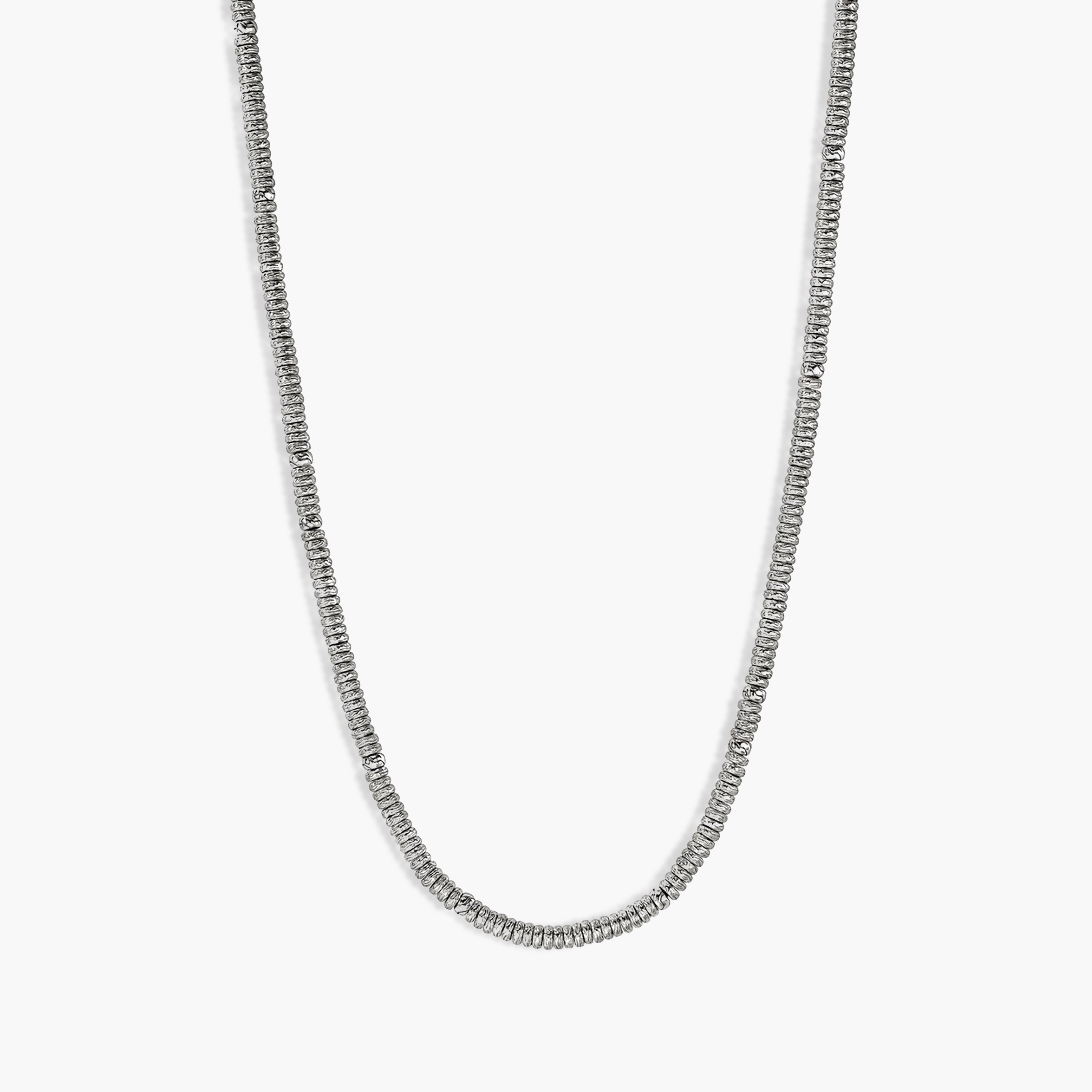 John Hardy Heishi 2.5mm Rondel Necklace