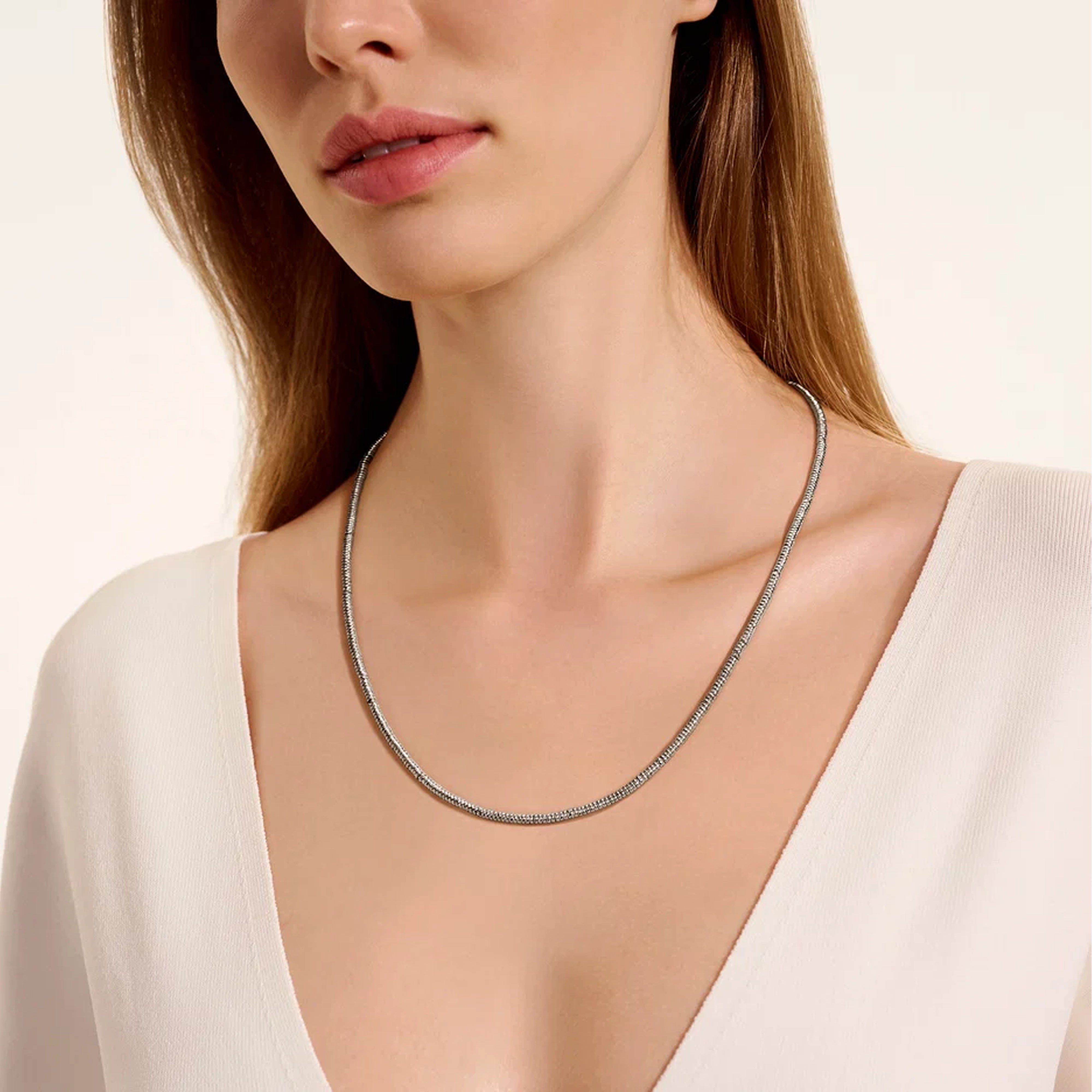 John Hardy Heishi 2.5mm Rondel Necklace