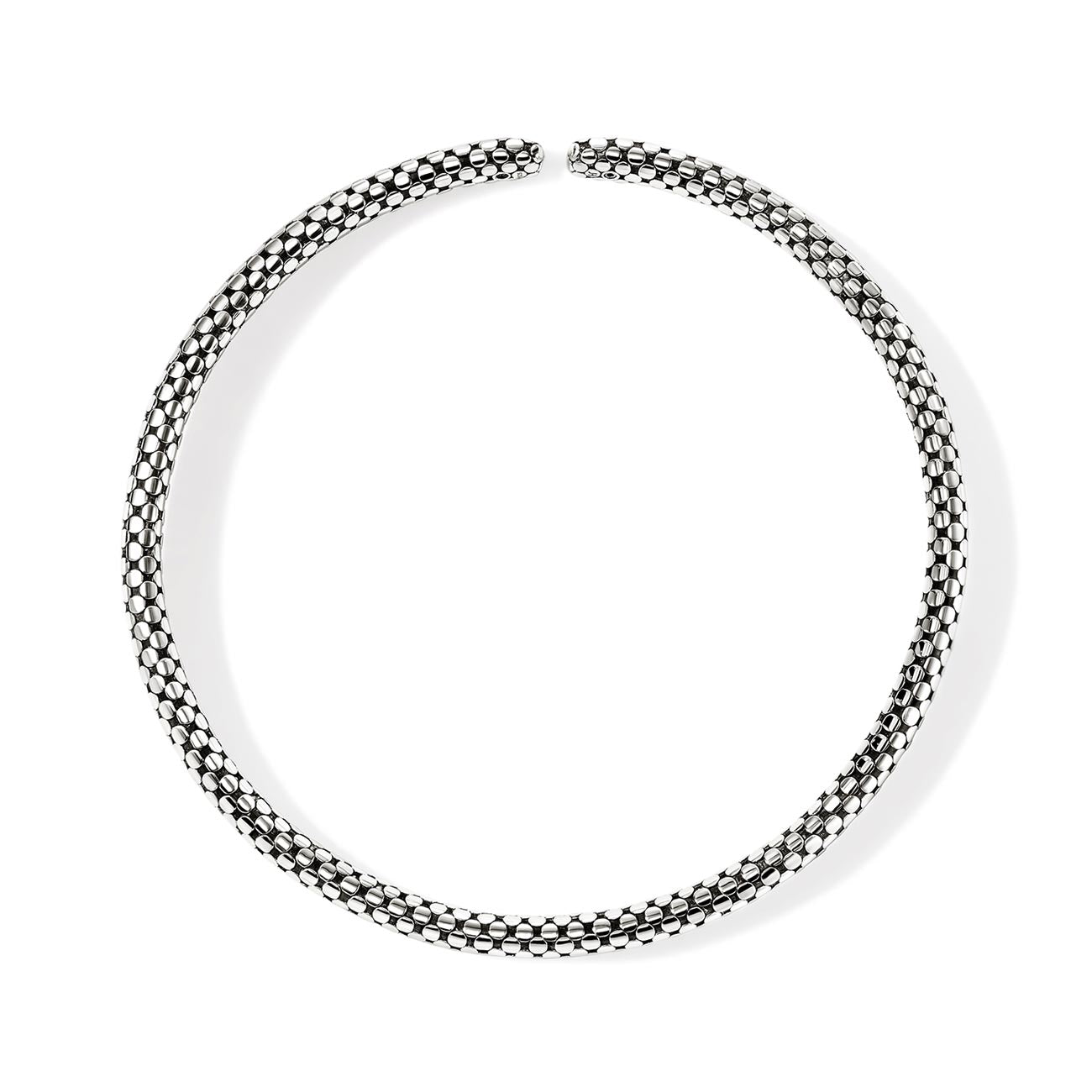John Hardy Dot Silver Collar Necklace