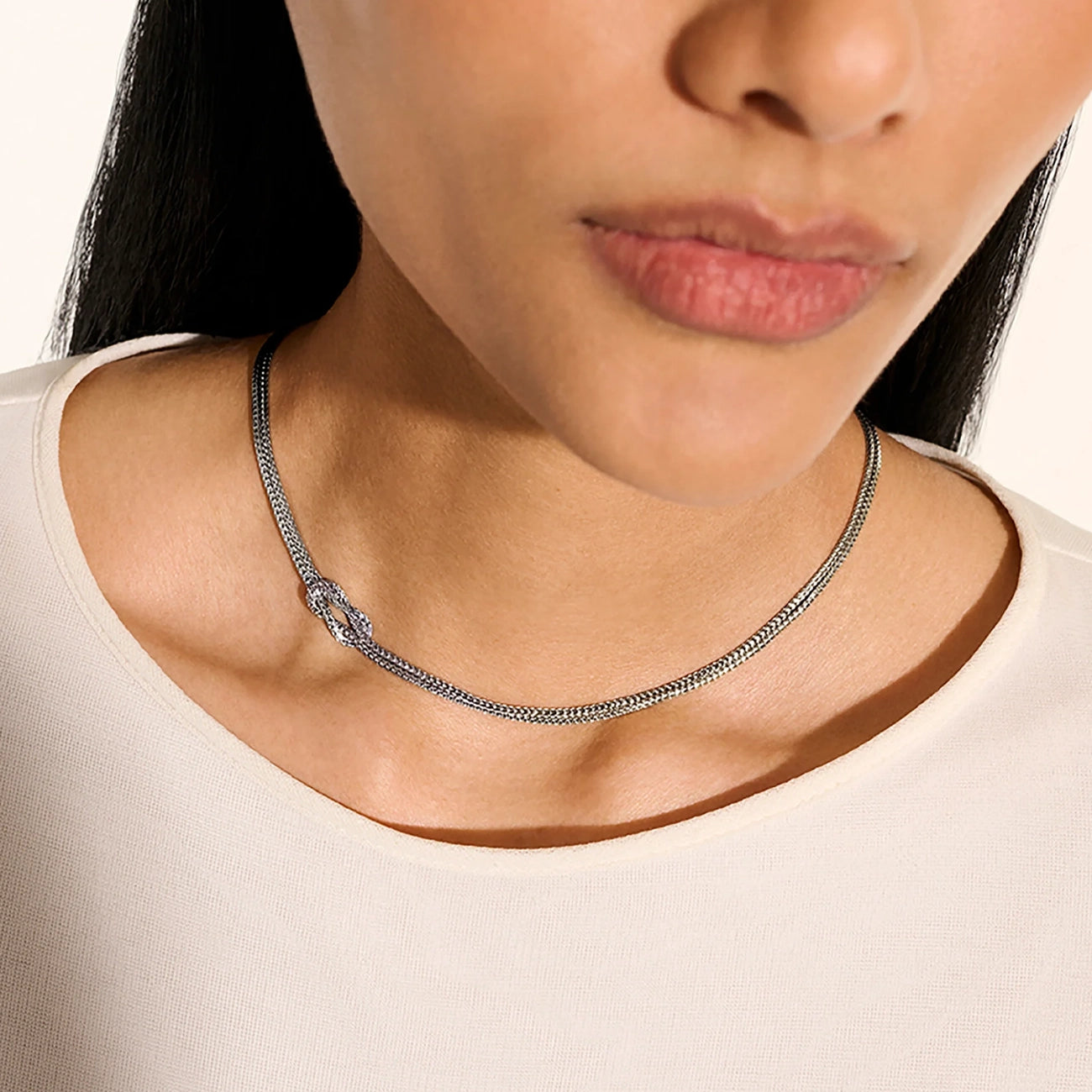 John Hardy Love Knot 3.6mm Chain Necklace