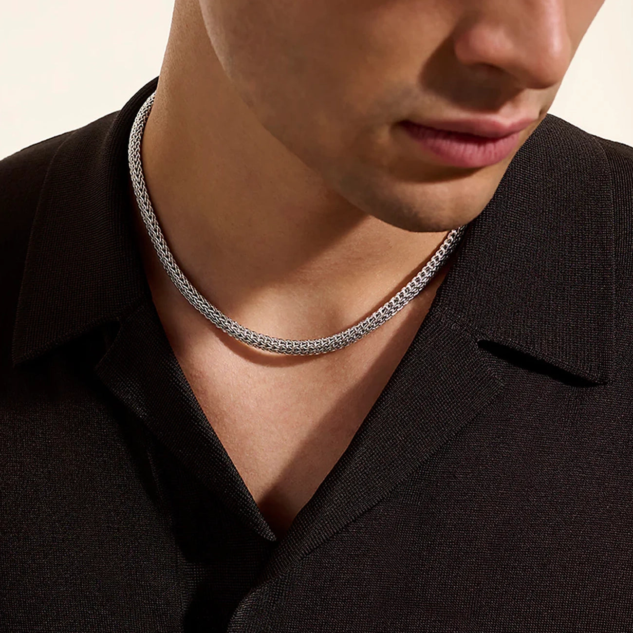 John Hardy Icon Silver 6.5mm Chain Necklace