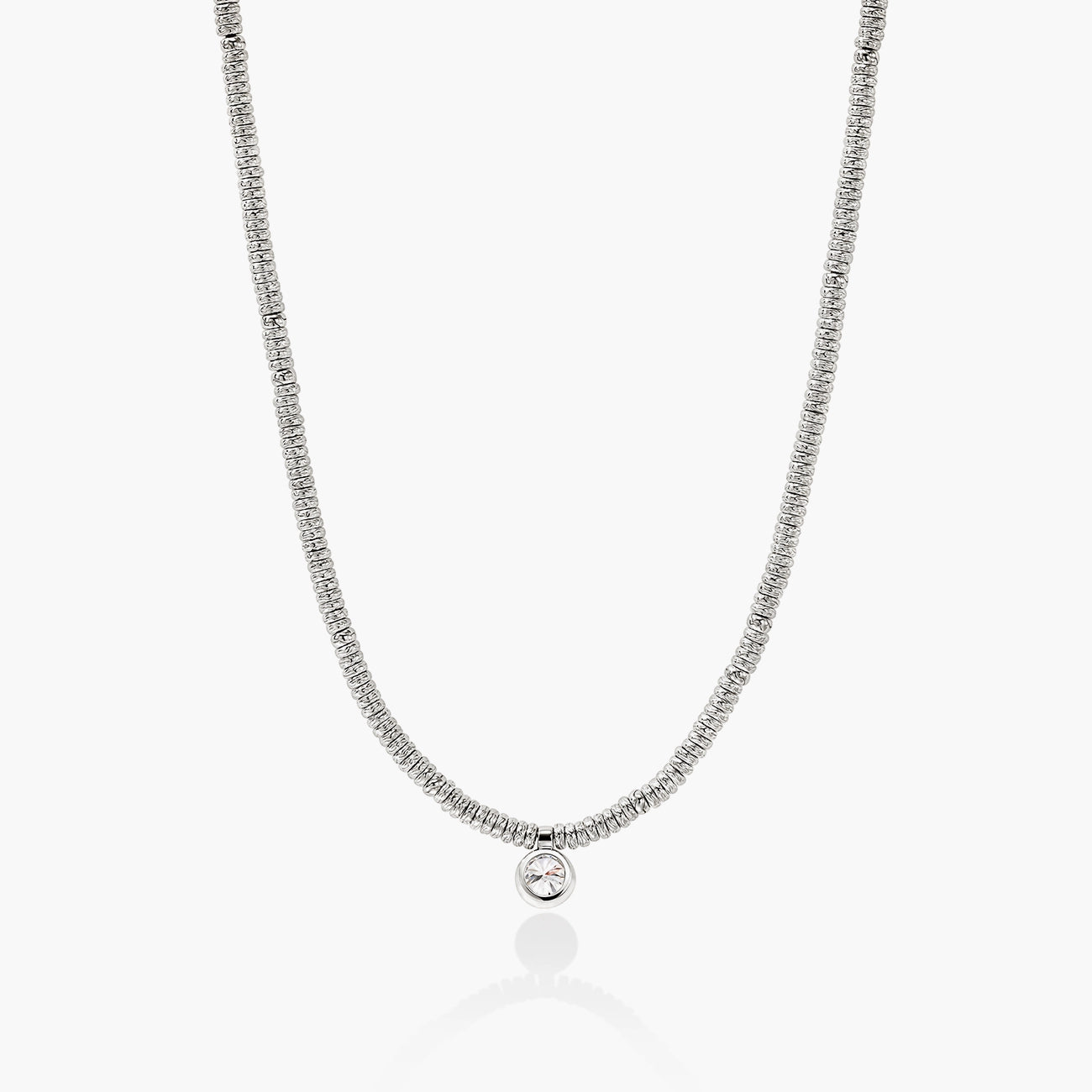 John Hardy Lovestruck Heishi Diamond Necklace
