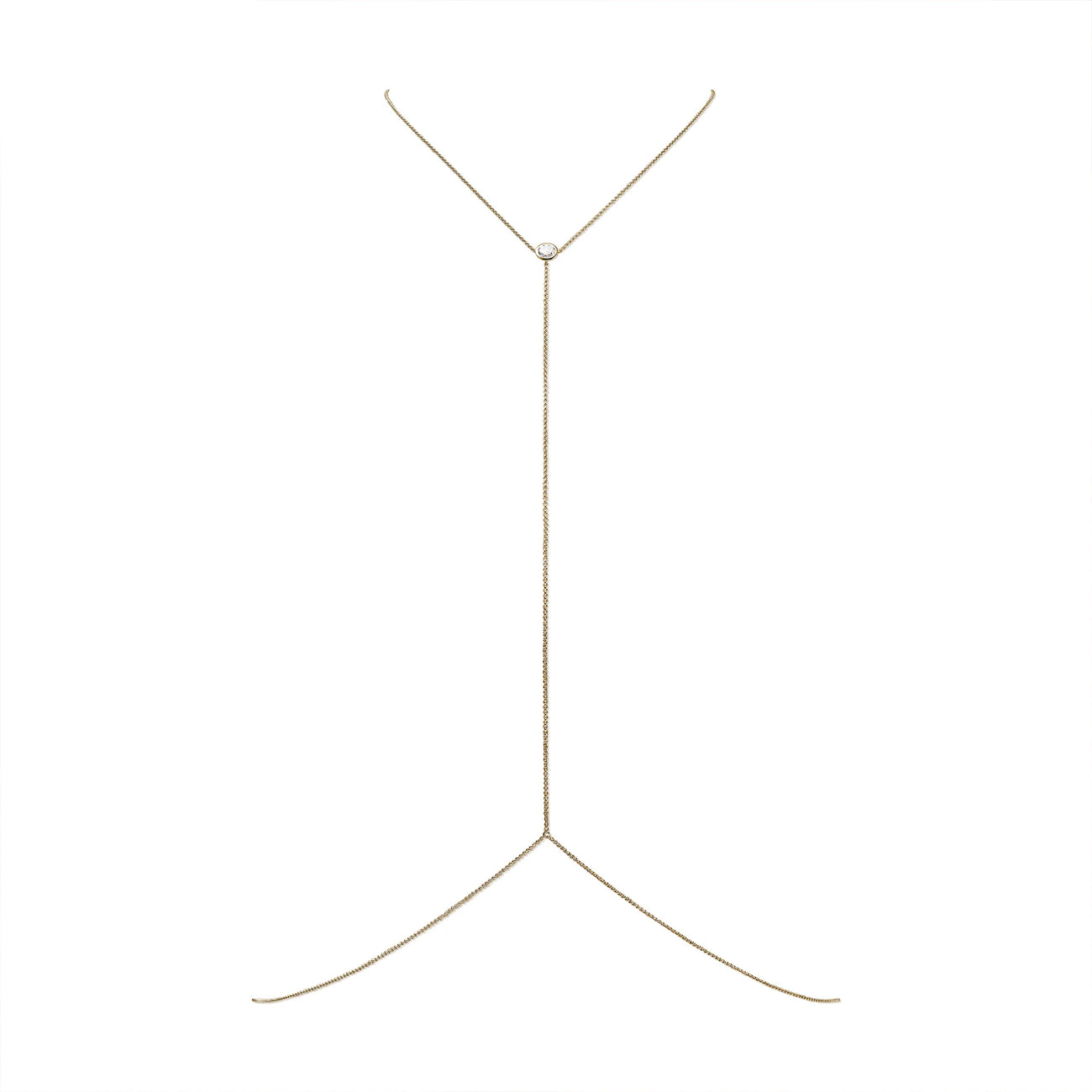 John Hardy Gold Lovestruck Lab Grown Diamond Body Chain