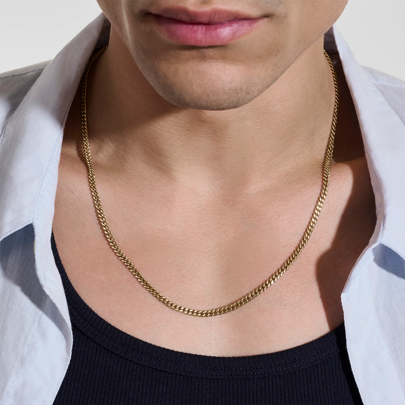 John Hardy 3.9mm Curb Link Chain Necklace