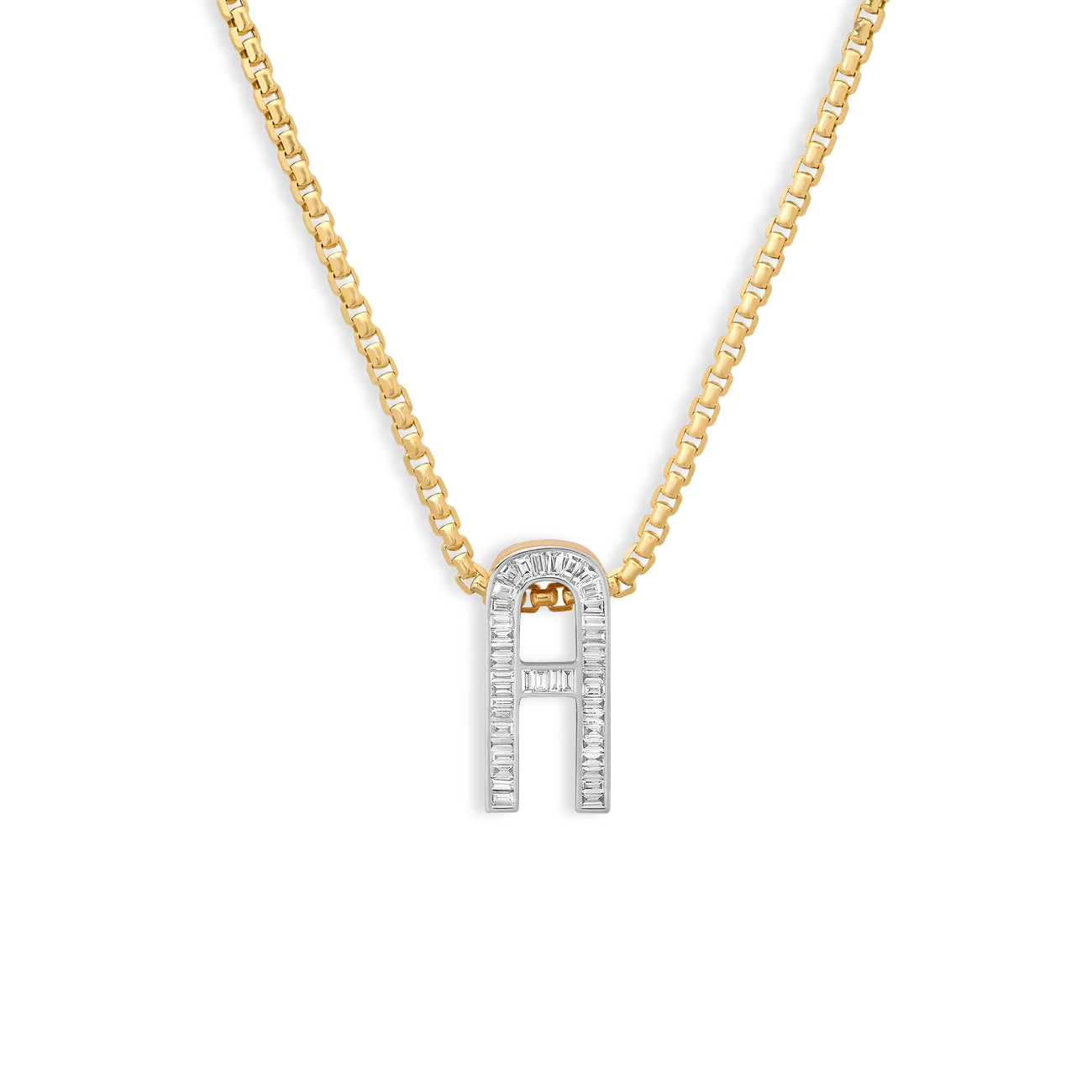 Helena Rose Grandsize Diamond Encrusted Initial Pendant