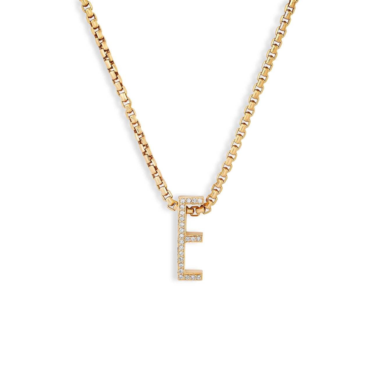 Helena Rose Slide-On Pavé Initial Pendant