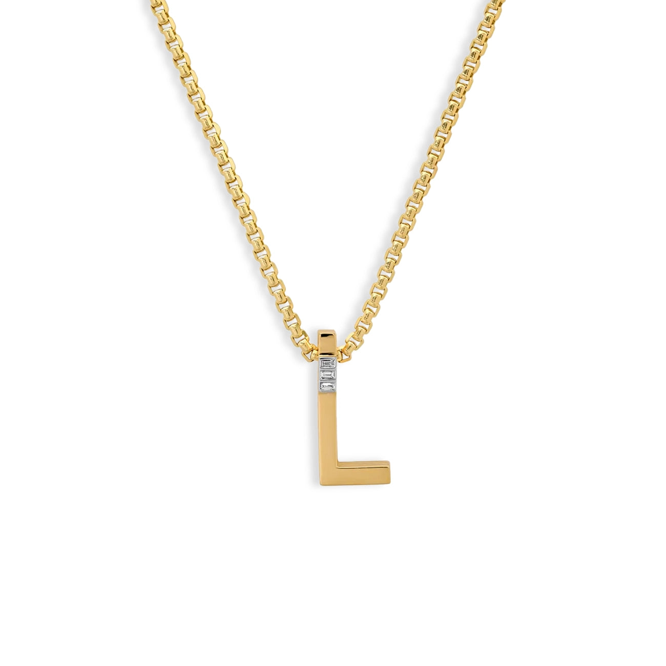 Helena Rose Slide-On Grandsize Ribbed Initial Pendant