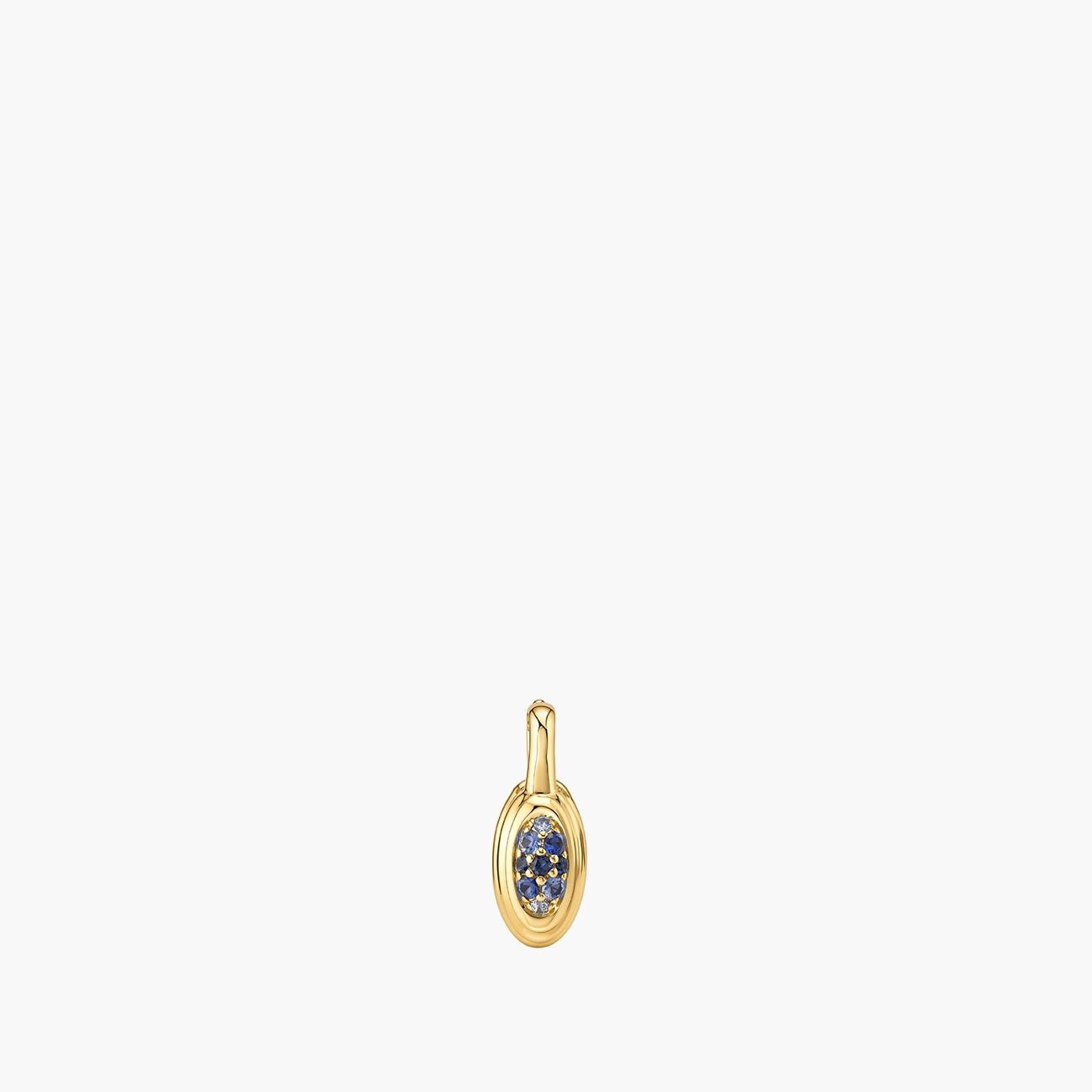 Helena Rose Current Drop Pendant in Blue Sapphire