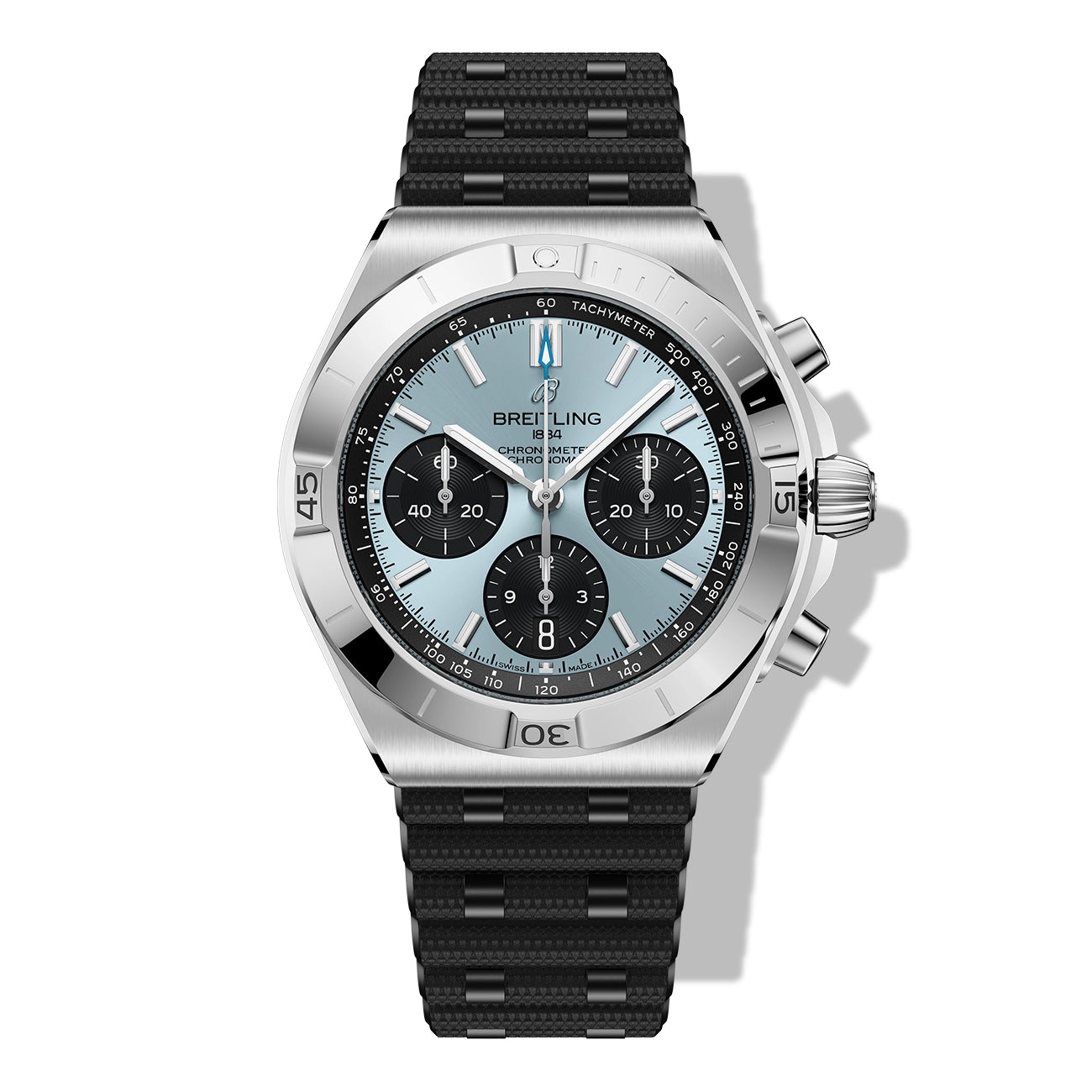 Breitling Chronomat B01 42 Rubber Strap - Ice Blue Dial