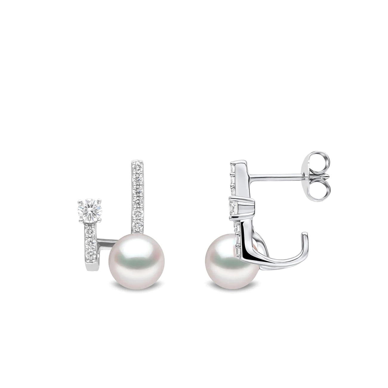 Yoko London Baby Glitz Akoya Pearl Ear Cuff