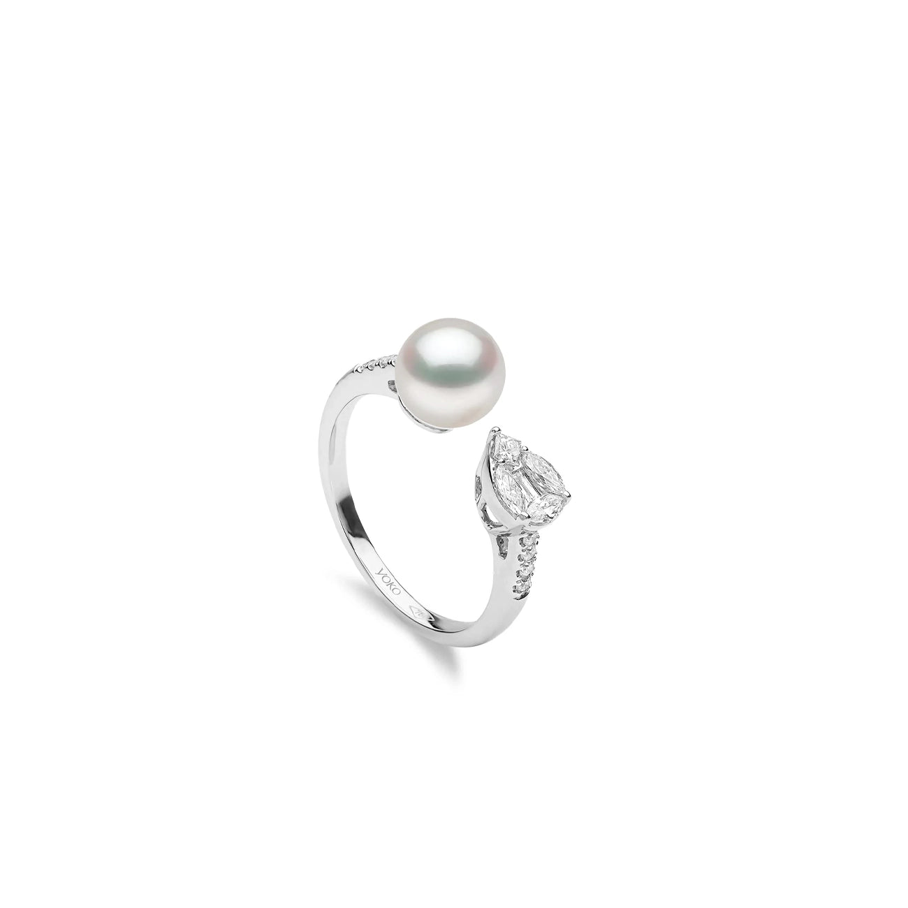 Yoko London Starlight Pearl and Diamond Spectrum Ring