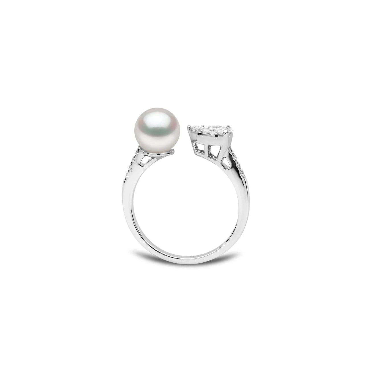 Yoko London Starlight Pearl and Diamond Spectrum Ring