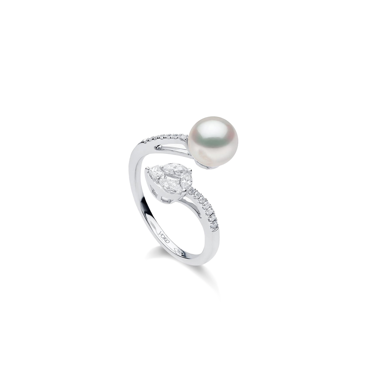 Yoko London Starlight Pearl and Diamond Lumina Ring