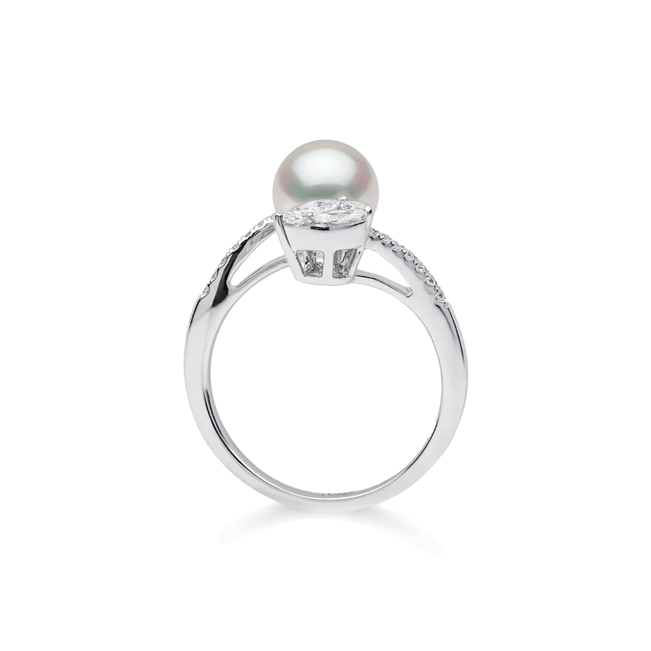 Yoko London Starlight Pearl and Diamond Lumina Ring