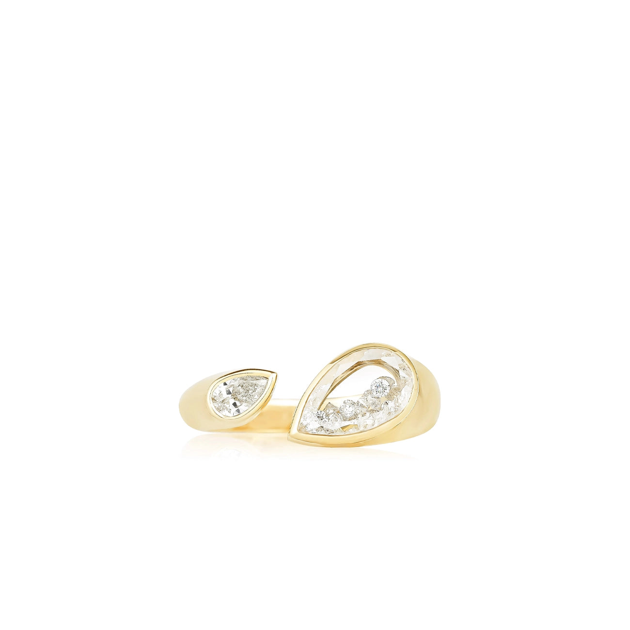 Moritz Glik Plural Open Diamond Ring