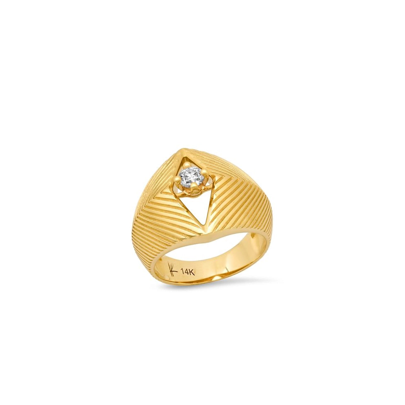 Helena Rose Grandsize Diamond Rhombus Ring