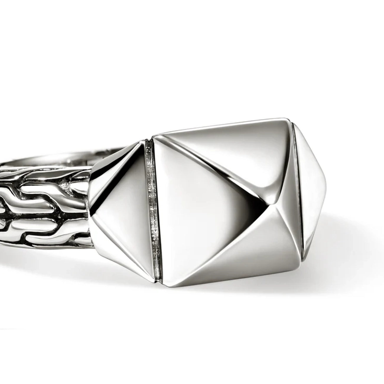 John Hardy Icon Stud 9mm Silver Ring