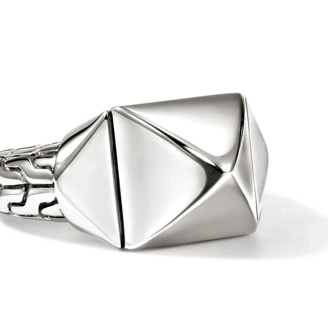 John Hardy Icon Stud 11.5mm Silver Ring