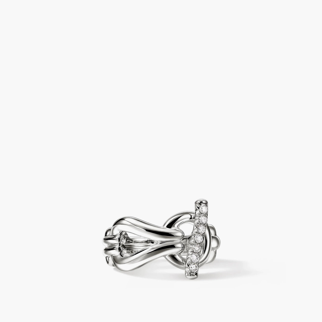 John Hardy Surf Diamond Toggle Ring