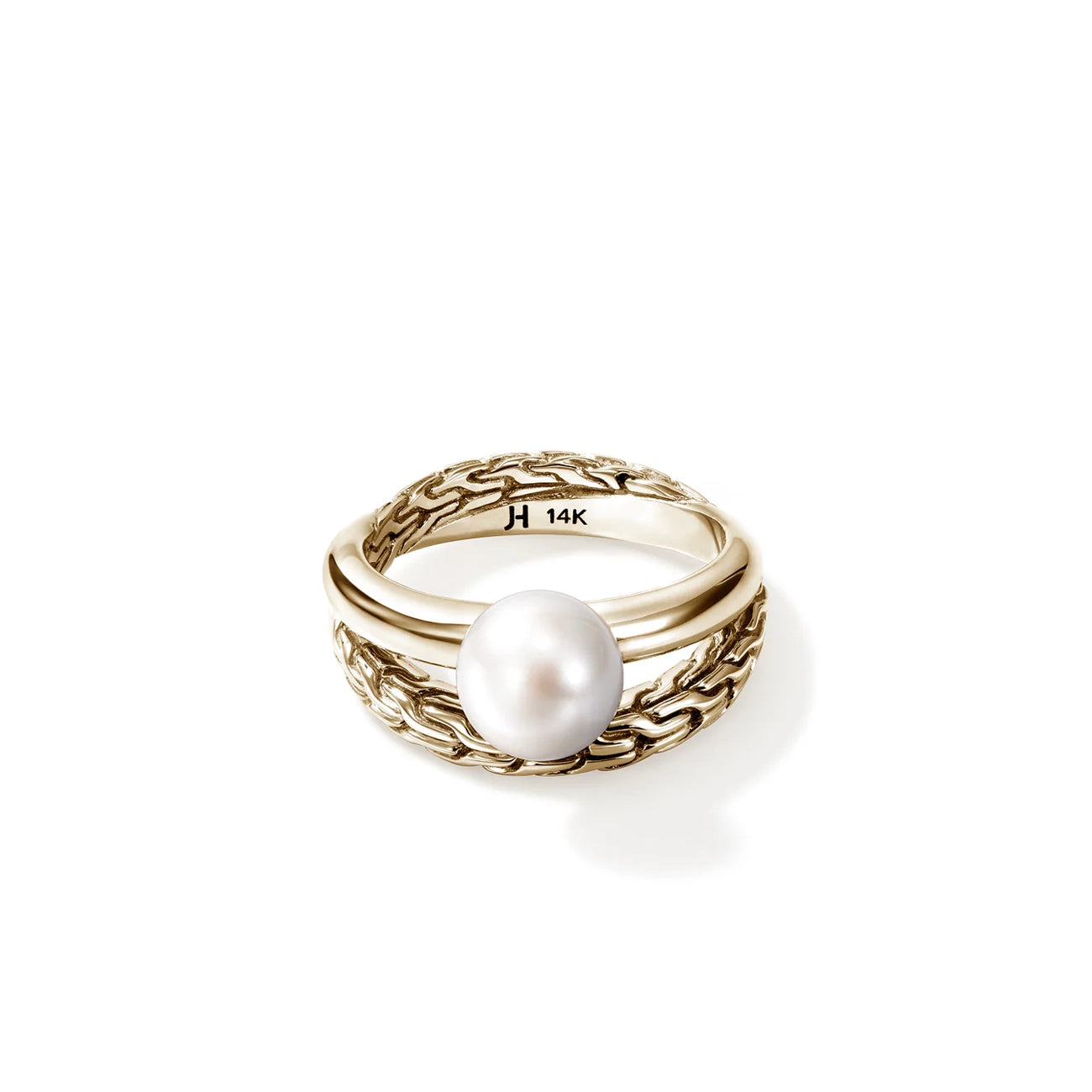 John Hardy Essential Gold Pearl Ring