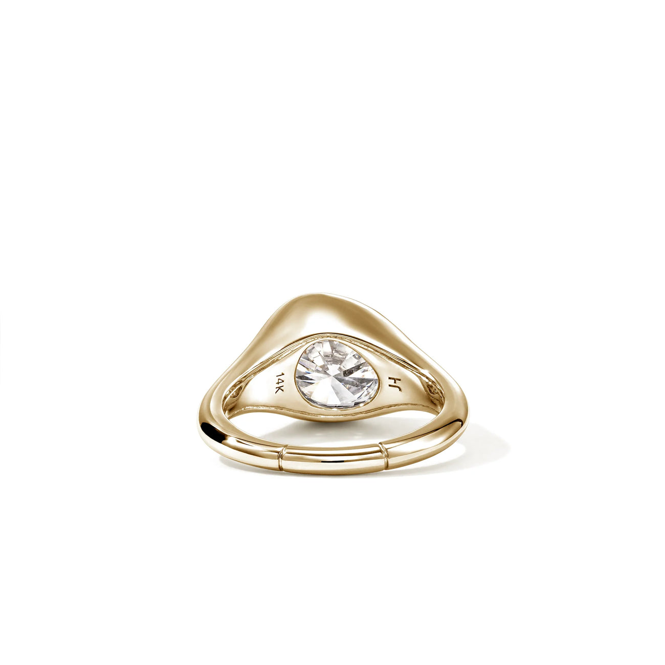 John Hardy Lovestruck 4 Carat Lab Grown Gold Signet Ring