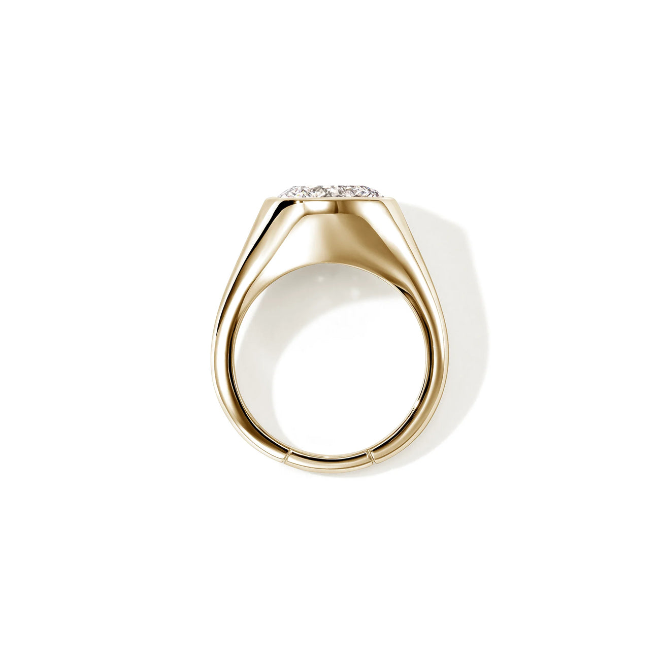 John Hardy Lovestruck 4 Carat Lab Grown Gold Signet Ring