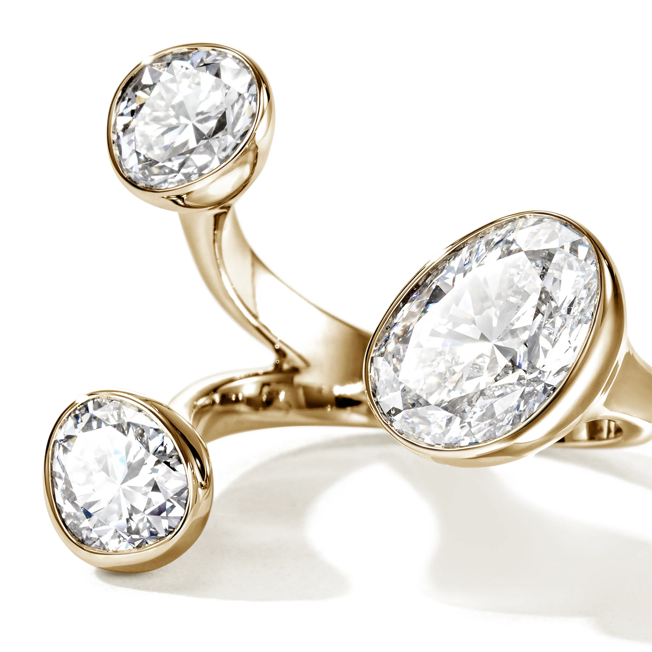 John Hardy Lovestruck Open Lab Grown Diamond Ring