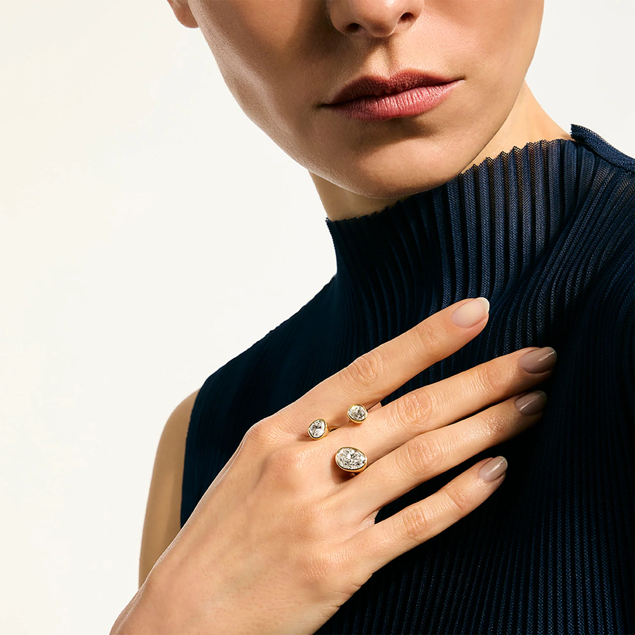 John Hardy Lovestruck Open Lab Grown Diamond Ring