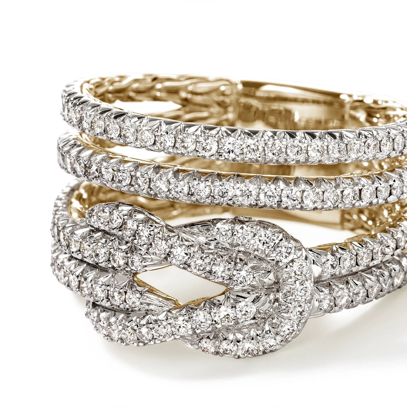 John Hardy Love Knot Diamond Pavé Ring