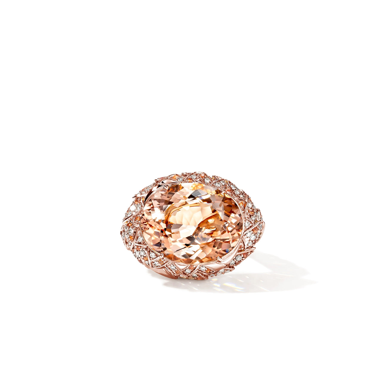 John Hardy Artisan Series Naga Morganite Cocktail Ring