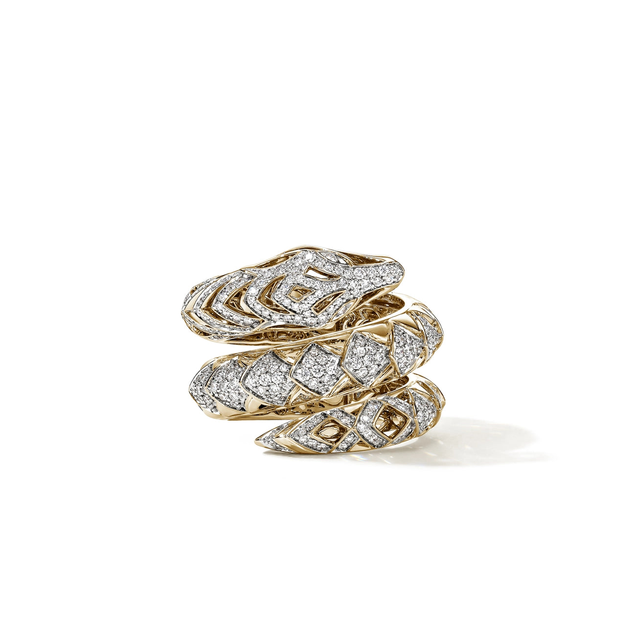 John Hardy Artisan Series Naga Diamond Wrap Ring