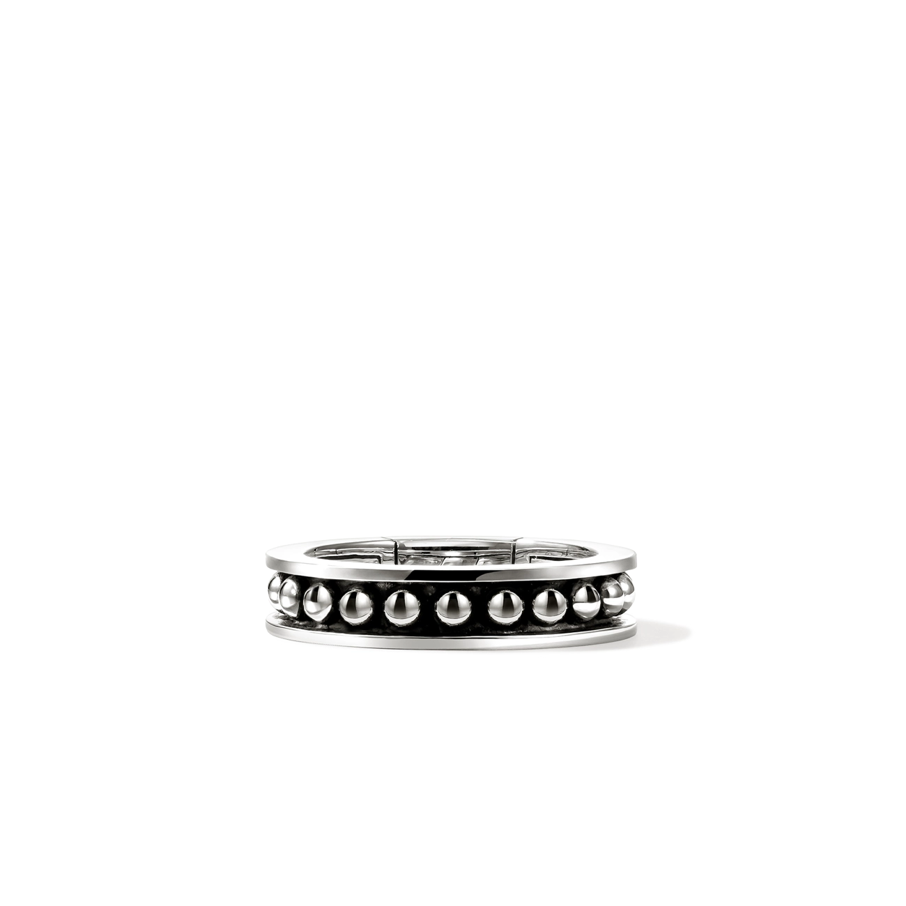 John Hardy Nailhead Silver 5mm Band Ring