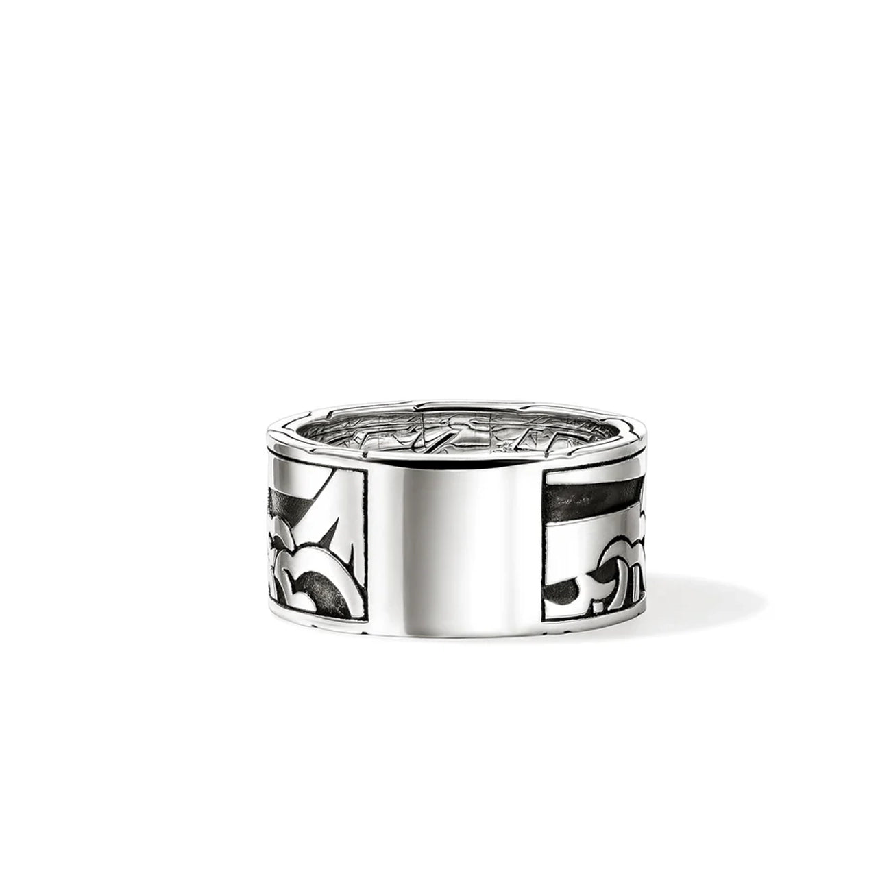 John Hardy Legends Gold and Silver 11.5mm Ring