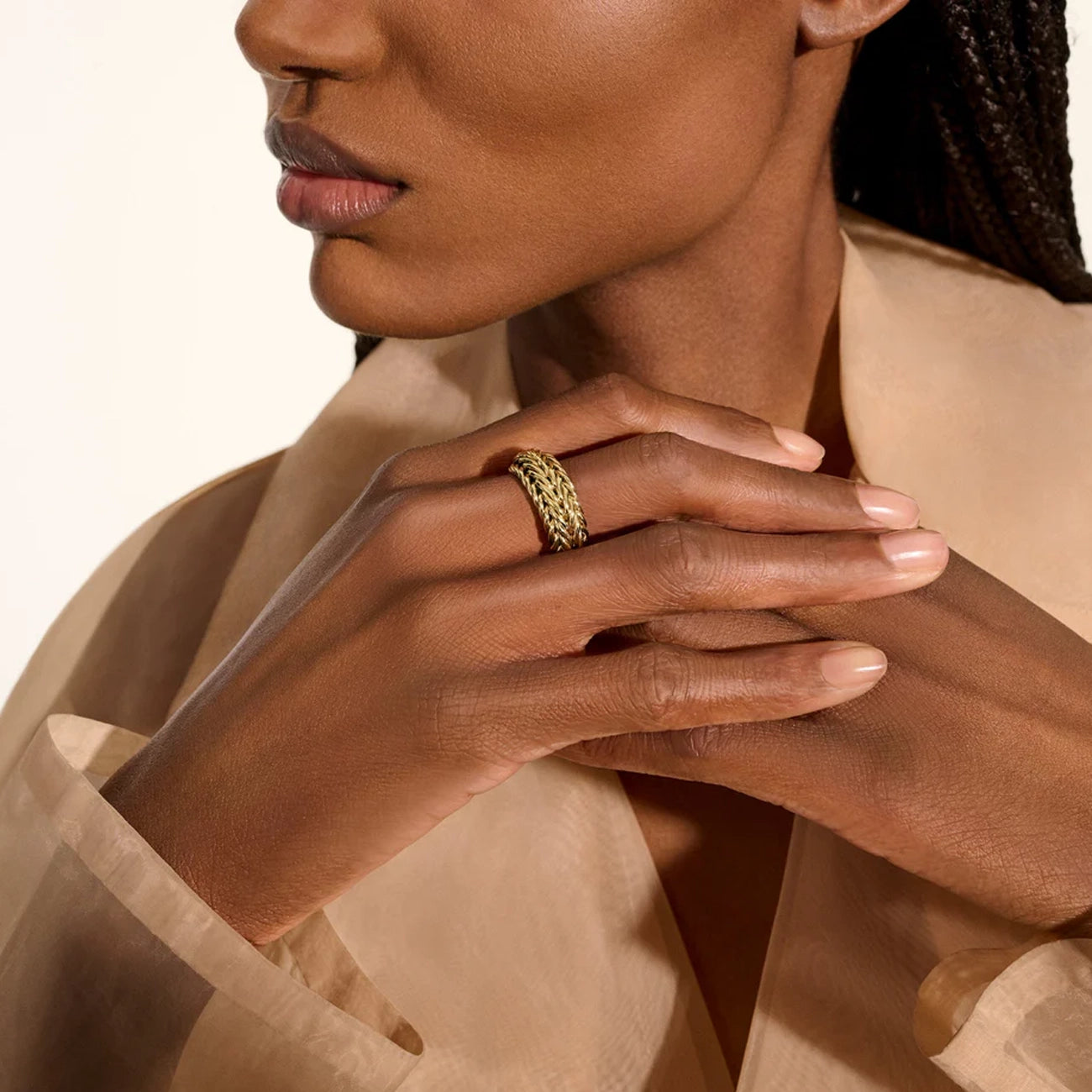 John Hardy Icon 9mm Chevron Ring