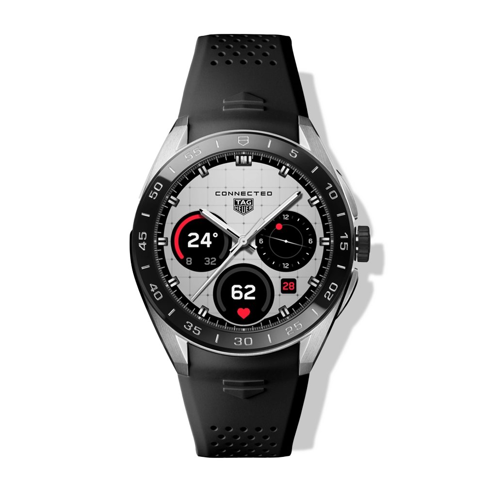 TAG Heuer Connected Calibre E5 Rubber Strap - 45mm